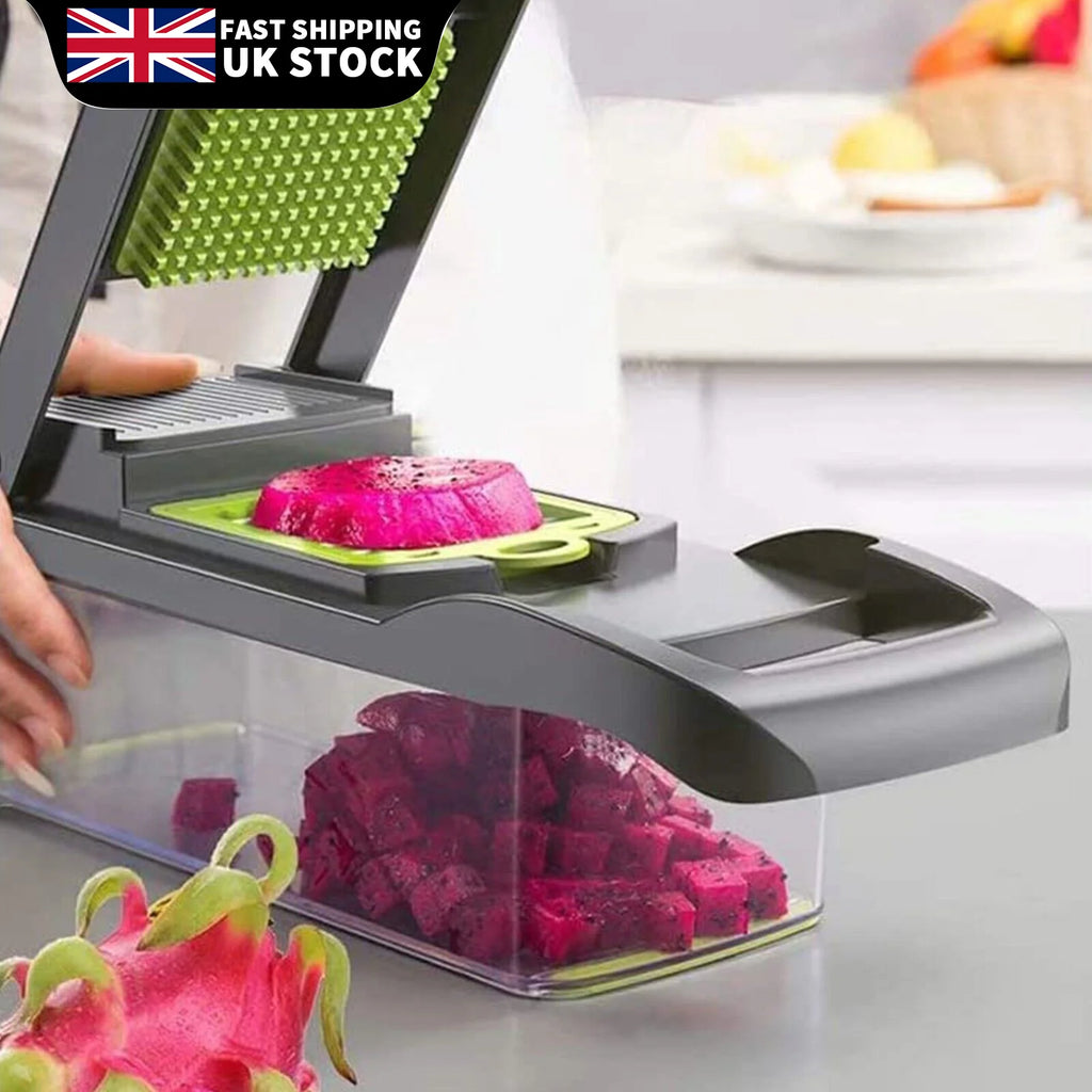 16 in 1 Vegetable Chopper, Salad Fruit Vegetable Food Chopper Slicer Peeler