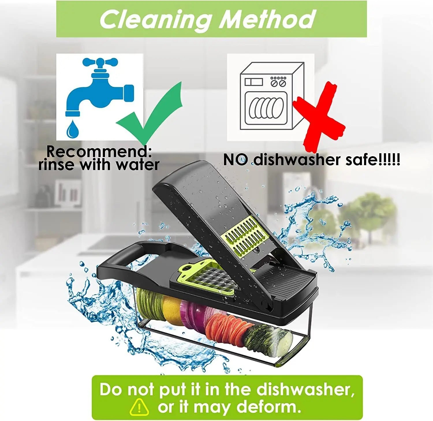 16 in 1 Vegetable Chopper, Salad Fruit Vegetable Food Chopper Slicer Peeler