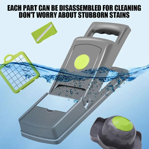 16 in 1 Vegetable Chopper, Salad Fruit Vegetable Food Chopper Slicer Peeler