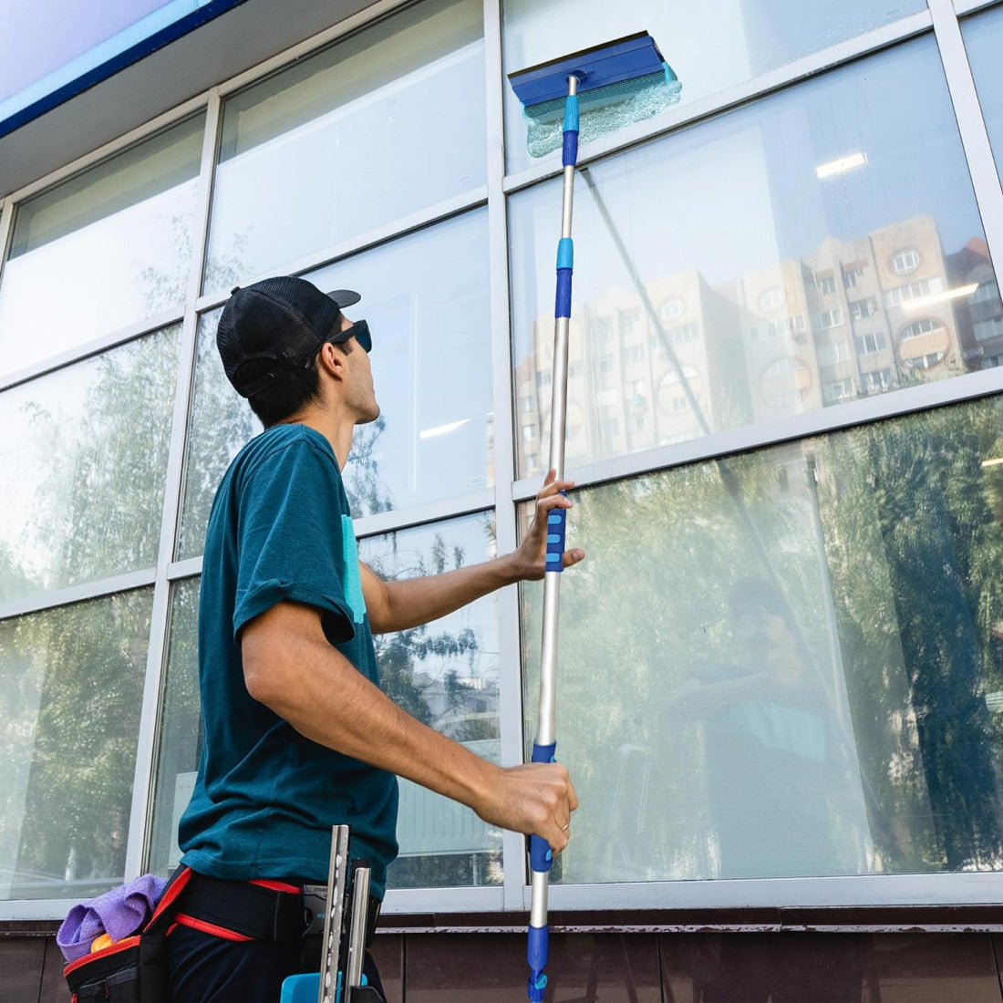 TELESCOPIC Water Fed Extendable Car Wash Window