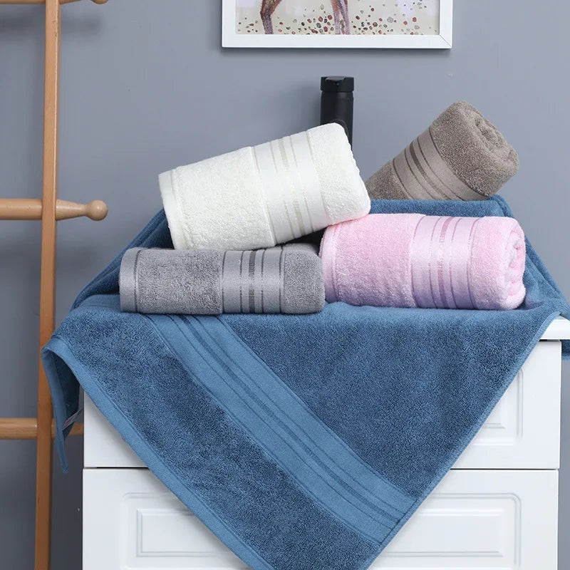 1/4/6PCS Bamboo Bathroom Towels 34x74cm 70X140cm Luxury Hand Face Adult Bath Towel Sets Washcloths Hotel Home Daily Use Towel