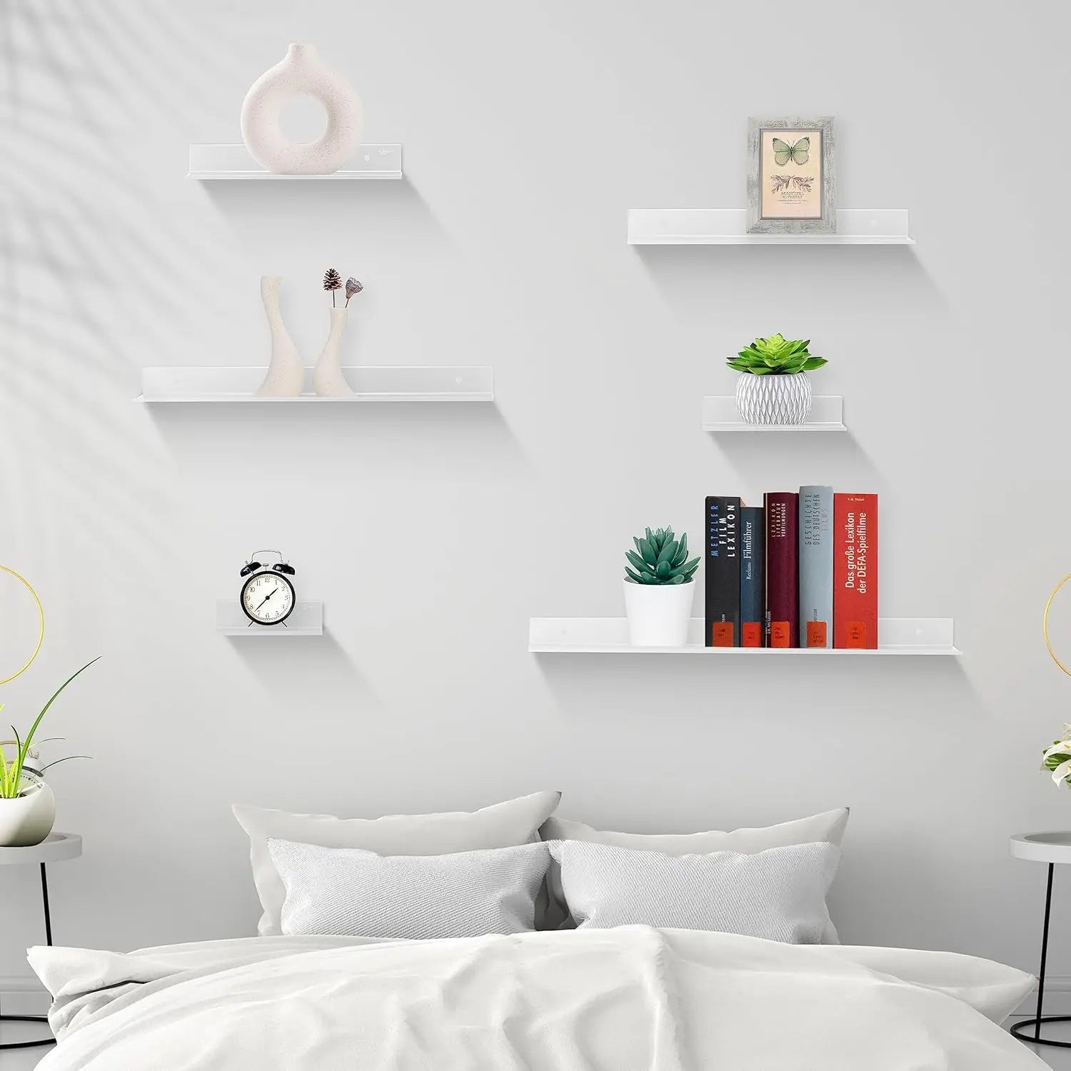 Floating Bathroom Shelves Storage Wall Rack Home Organizer Ledge Hardwares Cabinet Kitchen Toilet Accessories