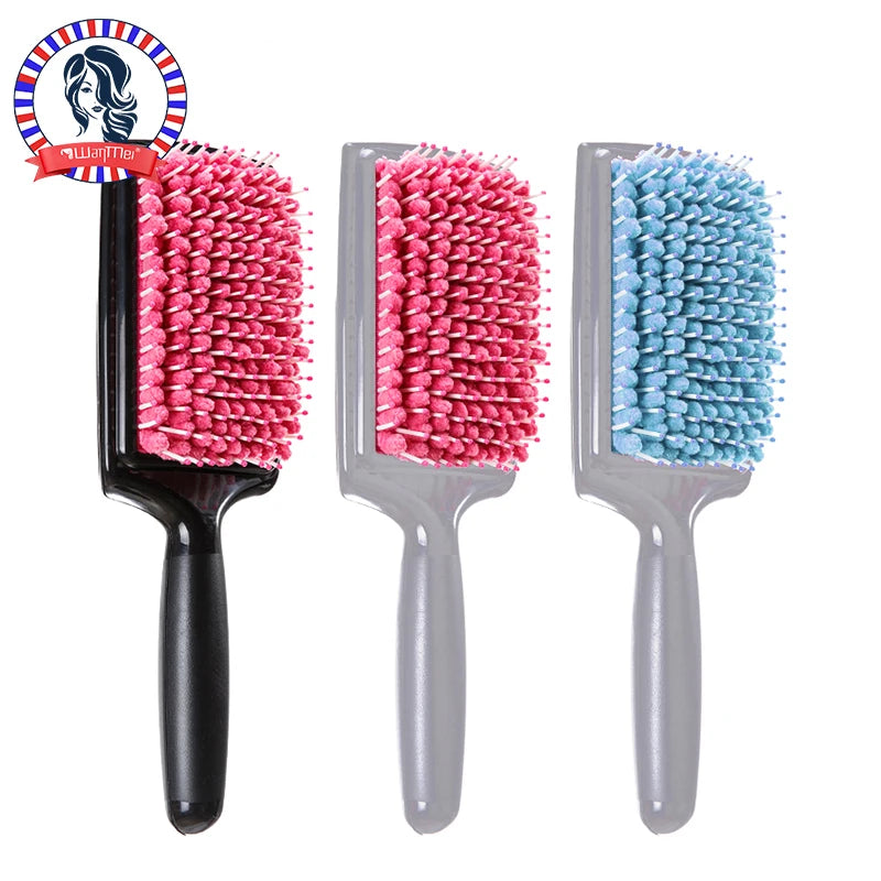 WANMEI Women's Hair Dryer Comb Microfiber Bristles Quick Absorbent Drying Brush Hair Care Protection