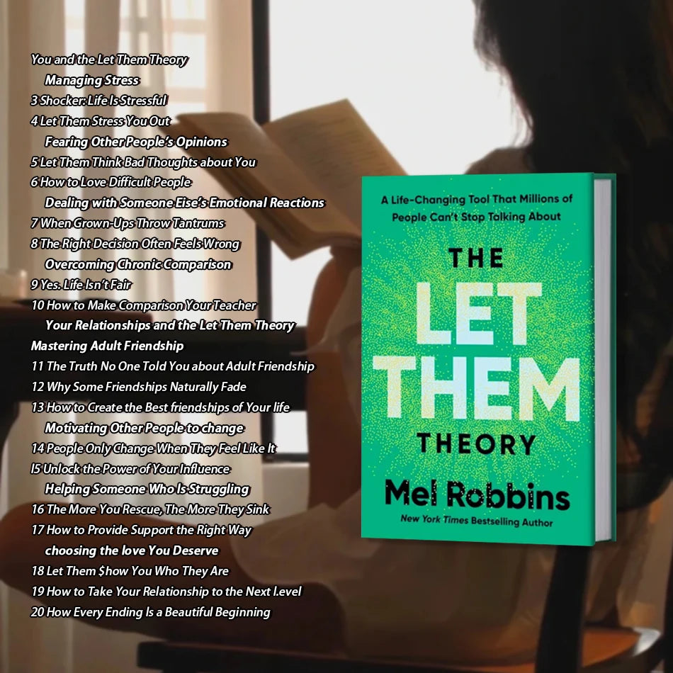 Best Books The Let Them Theory/Sustain Me/Self Heal By Design/Money Psychology/Atomic Habits/Changing Thinking/48 Laws of Power