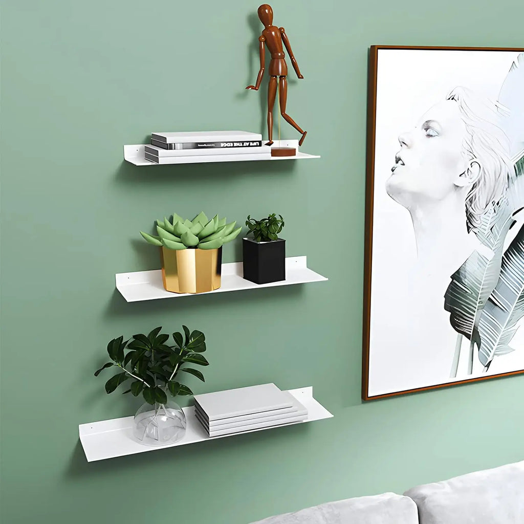 Floating Bathroom Shelves Storage Wall Rack Home Organizer Ledge Hardwares Cabinet Kitchen Toilet Accessories
