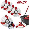 6PCS Mop for Vileda Wring Mopping Replacement Clean Microfibre Mop Refill Head